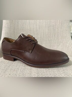 Apt. 9 Brown Leather Derby Lace-Up Shoe